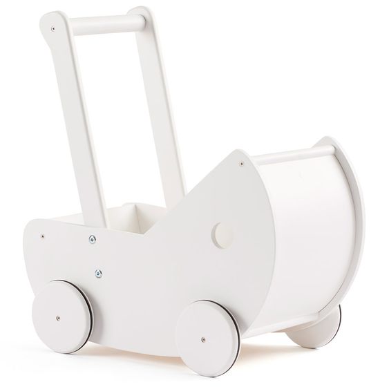 Kids Concept Puppenwagen mit Bettwäsche & Kissen - Holz