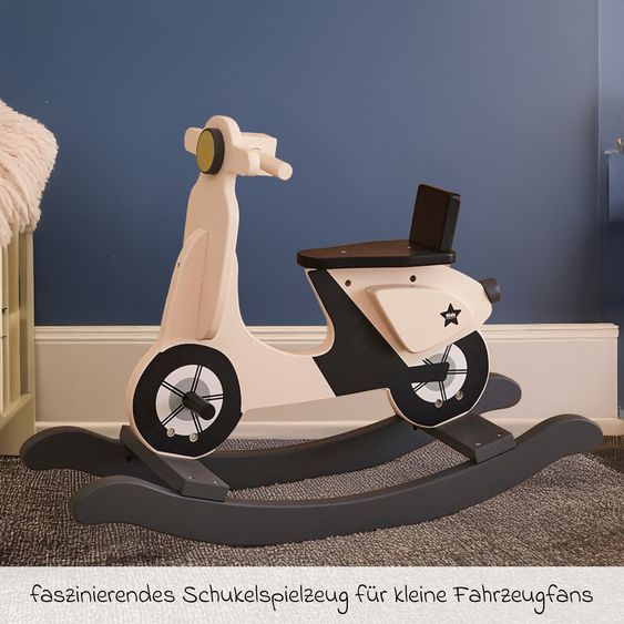 Kids Concept Schaukel-Scooter - Hellbeige