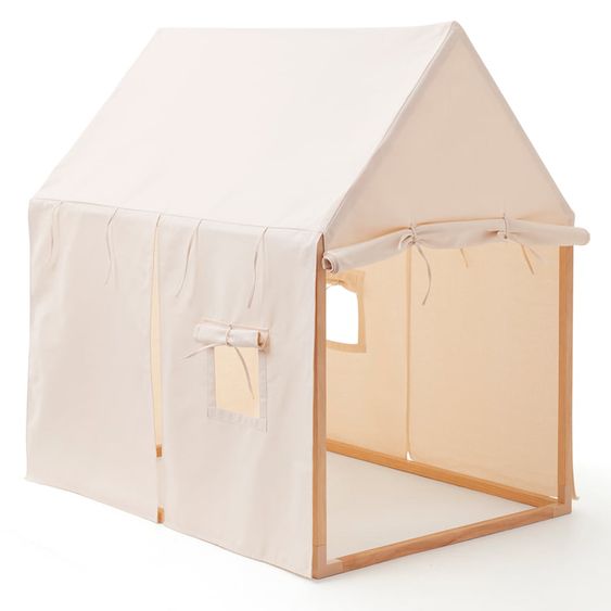 Kids Concept Spielzelt Haus 110 x 80 cm - Naturweiß