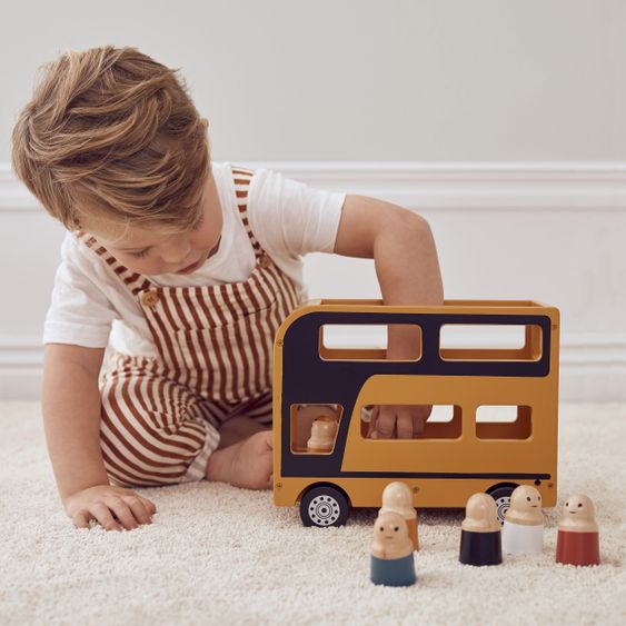Kids Concept Spielzeugauto - Doppeldeckerbus - Aiden