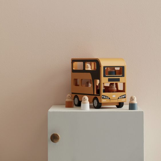 Kids Concept Spielzeugauto - Doppeldeckerbus - Aiden