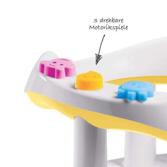 Kidsbo Bath seat ring - White Yellow
