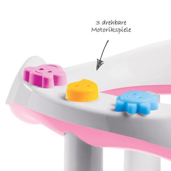 Kidsbo Badesitzring - Weiß Rosa
