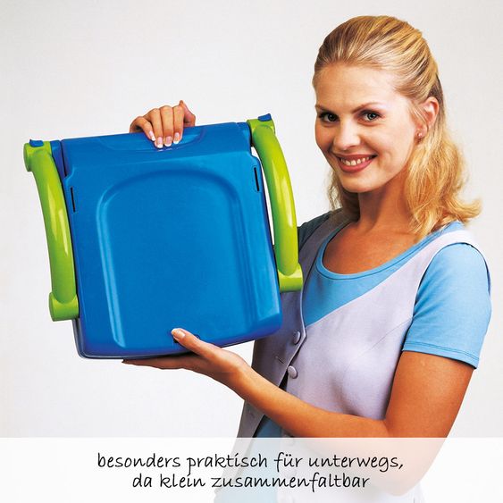 KidsKit Sitzerhöhung Hi-Seat mitwachsend - Blau Grün Orange