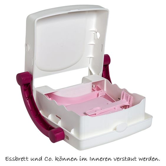 KidsKit Sitzerhöhung Hi-Seat mitwachsend - White Rose Berry