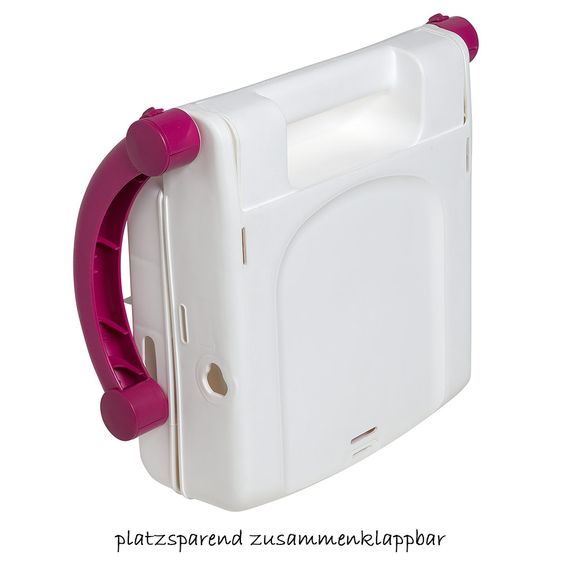 KidsKit Sitzerhöhung Hi-Seat mitwachsend - White Rose Berry