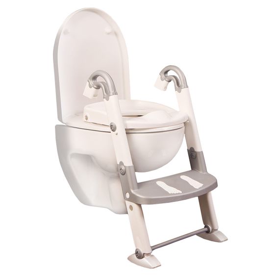 KidsKit Toilet trainer 3 in 1 - silver grey white