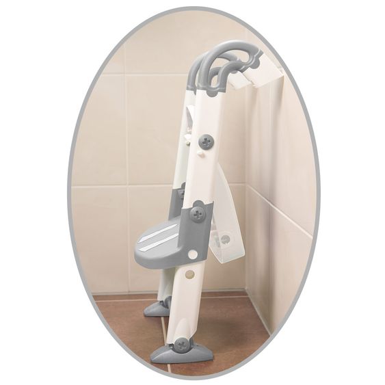 KidsKit Toilet trainer 3 in 1 - silver grey white