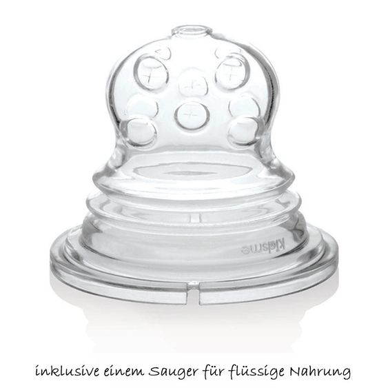 Kidsme 3-piece Starter Set Food Squeezer - Orange Lime
