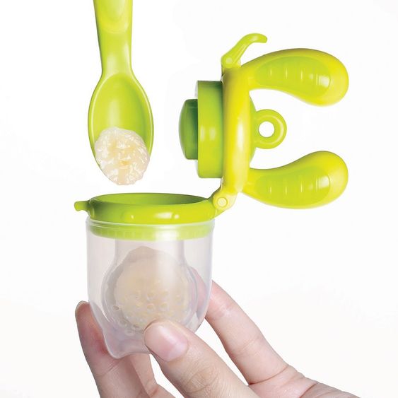 Kidsme 6-tlg. Starter-Set Food Feeder - Lime Aquamarin