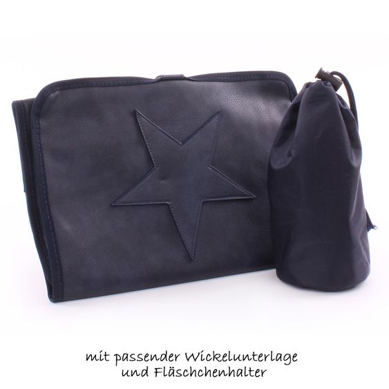 Kidzroom Diaper bag Coloured Stars - Navy