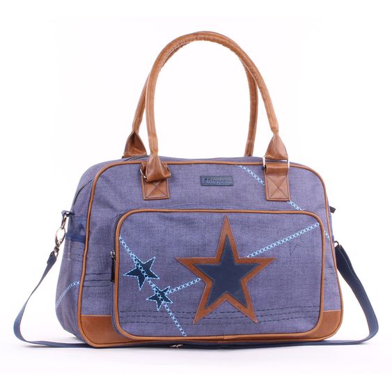 Kidzroom Wickeltasche Super Star mit Applikation - Blau