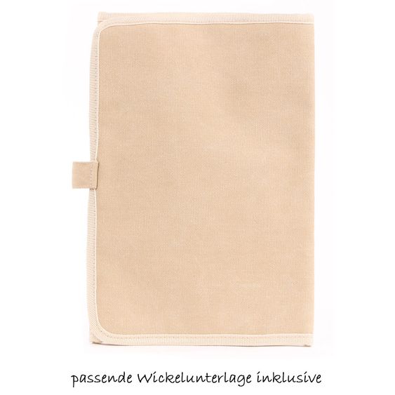 Kidzroom Wickeltasche Vision of Love Canvas - Beige