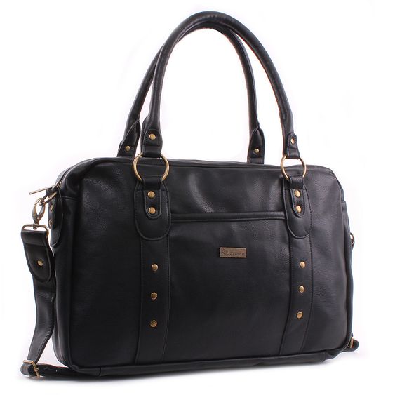 Kidzroom Diaper bag Vision of Love with attached studs - Black