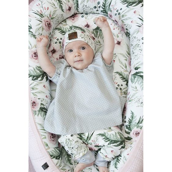 KinderConcept Babynest - Blossom - Pink