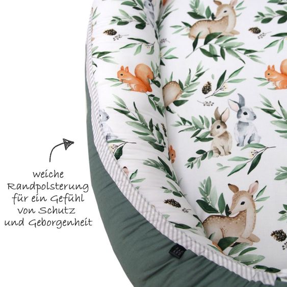 KinderConcept Babynest - Forest - Grün