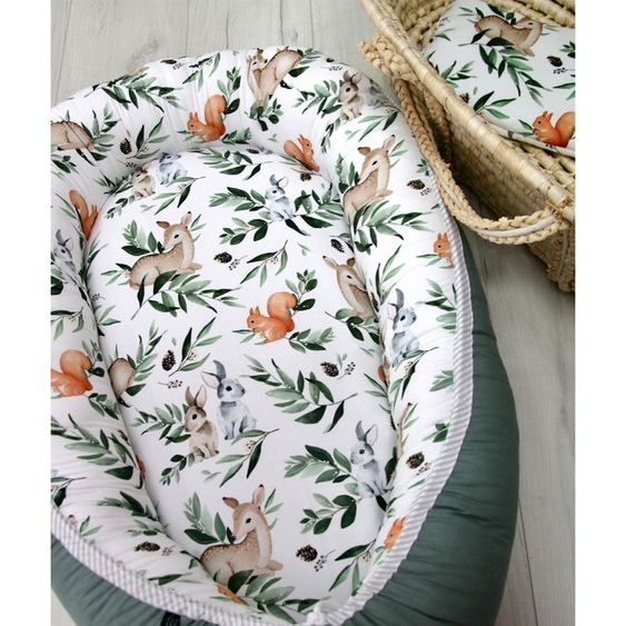 KinderConcept Babynest - Forest - Grün