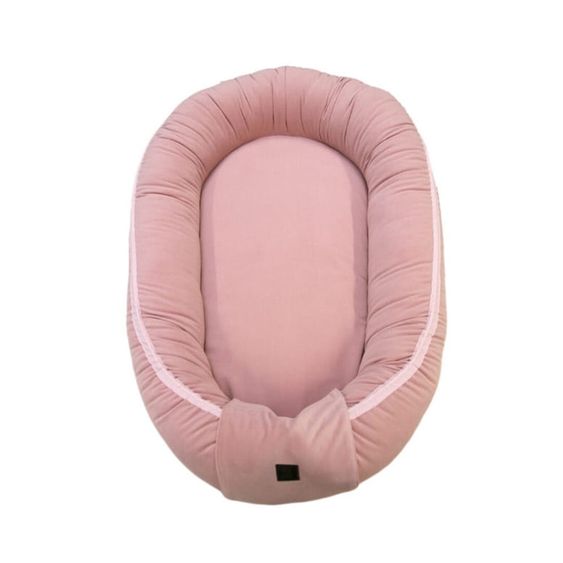 KinderConcept Babynest - Premium Velvet - Pink
