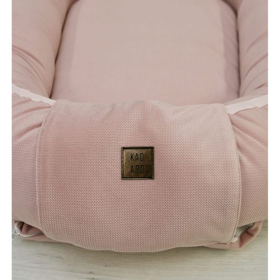 KinderConcept Babynest - Premium Velvet - Pink