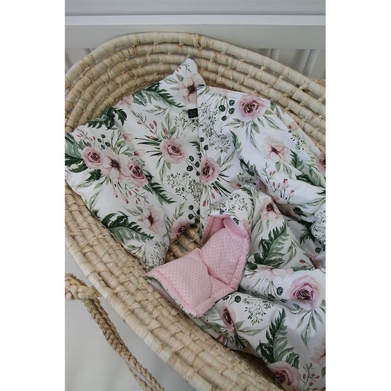 KinderConcept Bettwäsche mit Füllung & Kissen - Blossom - Pink