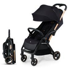 Buggy & Sportwagen APINO bis 24 kg mit Auto Fold, Liegeposition nur 7,5 kg - Raven Black