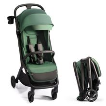 Buggy & Sportwagen NUBI 2 bis 22 kg mit Liegeposotion, automatisch faltbar nur 8 kg inkl. Getränkehalter & Insektenschutz - Mystic Green