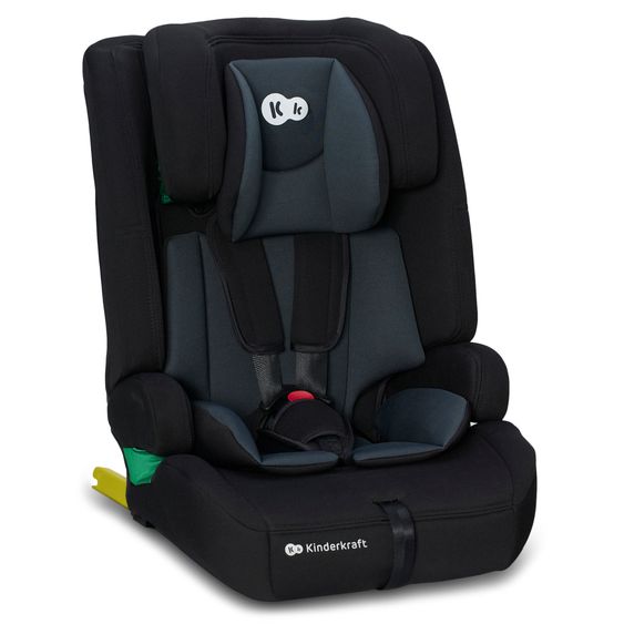 Kinderkraft Kindersitz SAFETY FIX 2 i-Size ab 15 Monate - 12 Jahre (76 cm - 150 cm) mit Sitzverkleinerer, inkl. Isofix & Top Tether - Black