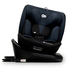 Reboarder-Kindersitz i-GROW i-Size drehbar ab Geburt - 12 Jahre (40 cm - 150 cm) mit Sitzverkleinerer, inkl. Isofix-Basis & Top Tether - Black