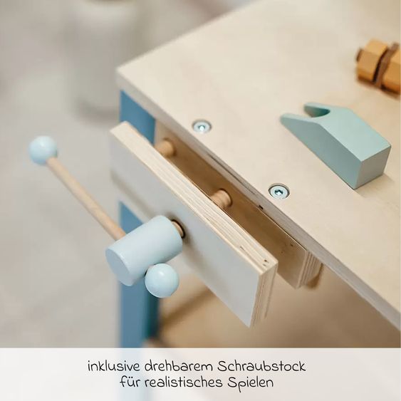 kindsgard Banco da lavoro per bambini Tinka - Blu