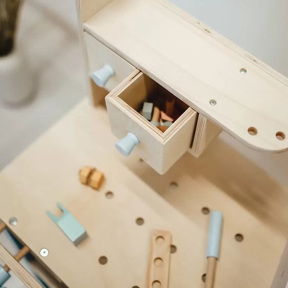 kindsgard Banco da lavoro per bambini Tinka - Blu