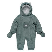 Plüsch-Overall Bomo - Petrol - Gr. 50/56