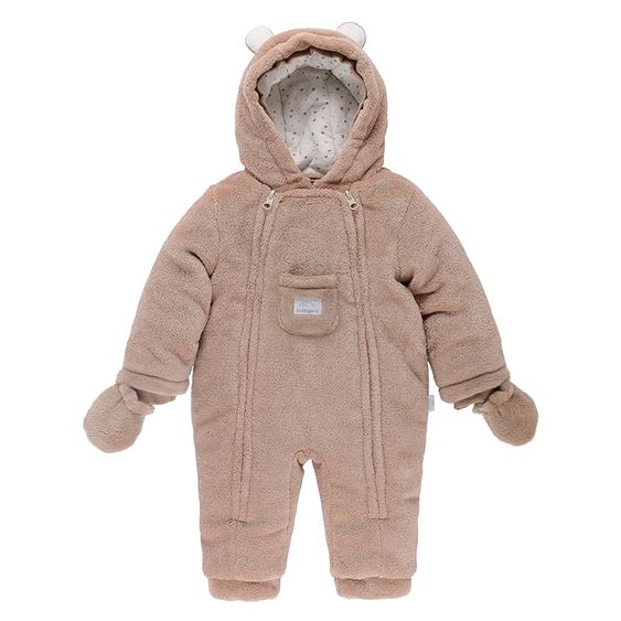 kindsgard Bomo plush overall - pink - size 74/80