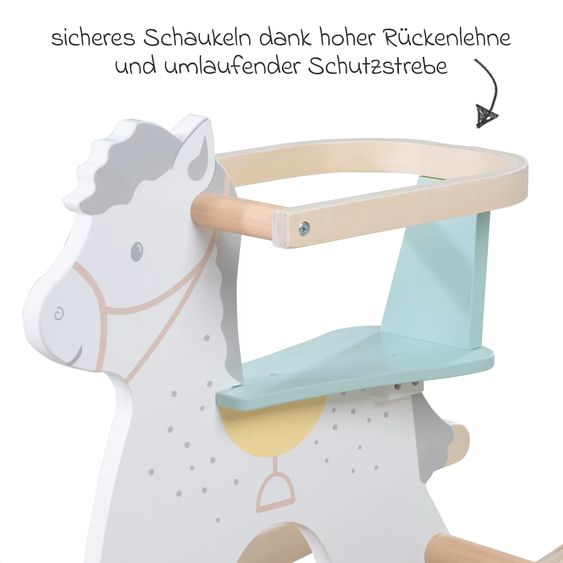 kindsgard Schaukelpferd Hoppeting - Blau
