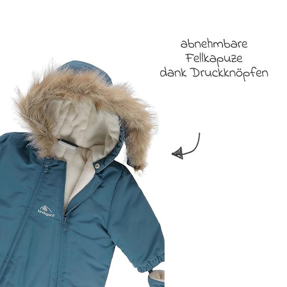 kindsgard Schneeanzug Vinta - Blau - Gr. 74