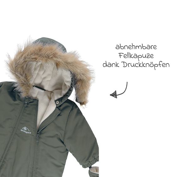 kindsgard Vinta snowsuit - gray - size 75