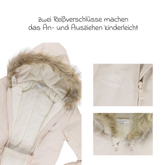 kindsgard Schneeanzug Vinta - Rosa - Gr. 74