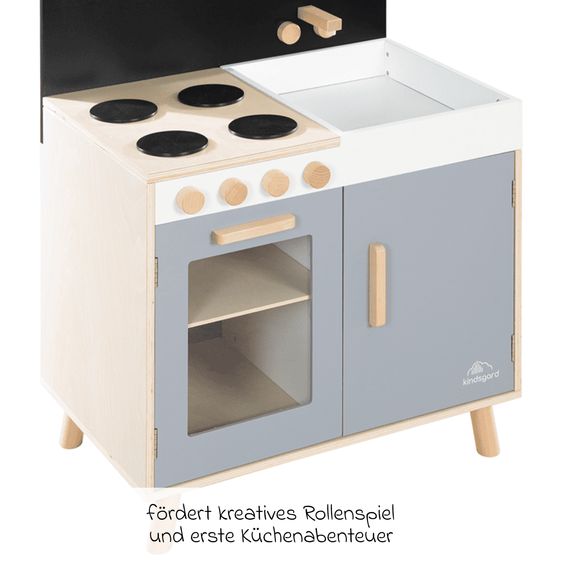 kindsgard Cucina da gioco Laekkermad - grigio / natura