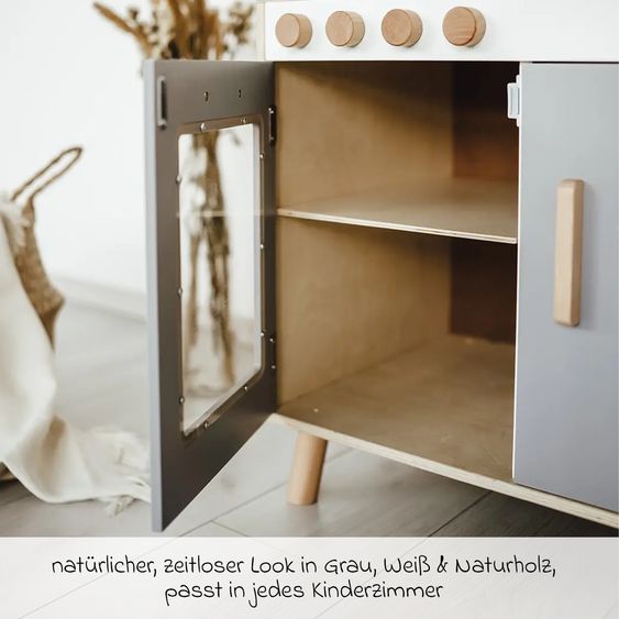 kindsgard Cucina da gioco Laekkermad - grigio / natura