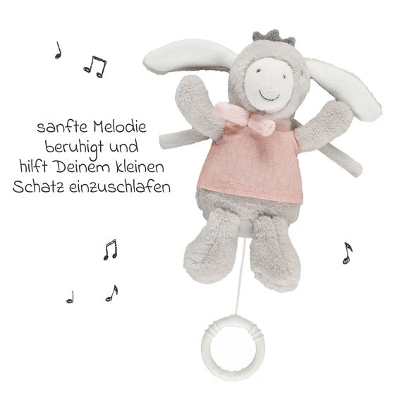 kindsgard Spieluhr Slumma - Esel - Rosa