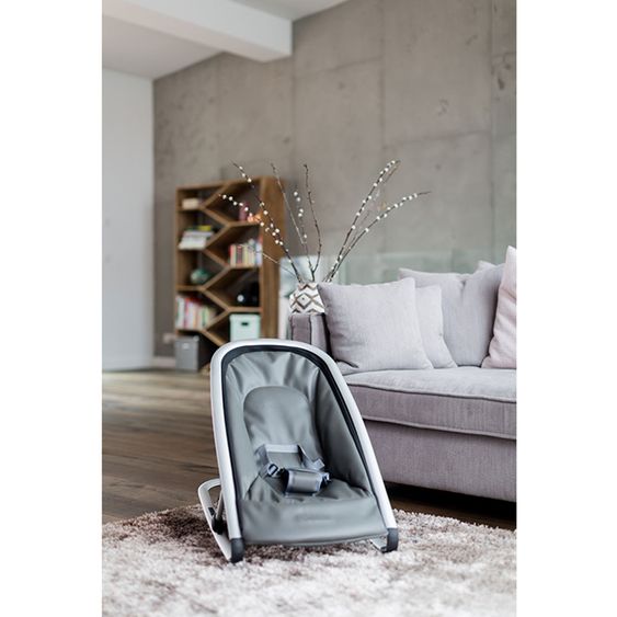 Kindsgut Babywippe - Dunkelgrau / Silber