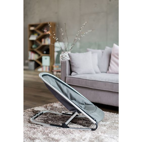 Kindsgut Babywippe - Dunkelgrau / Silber