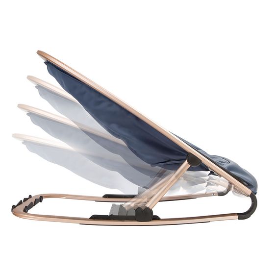Kindsgut Babywippe - Royalblau / Gold