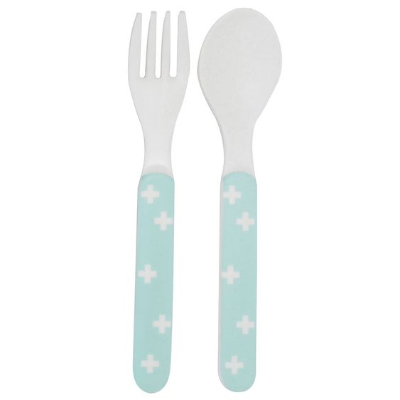 Kindsgut Tableware set - Crosses - Mint