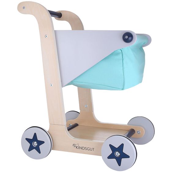 Kindsgut Kinder-Einkaufswagen - Mint