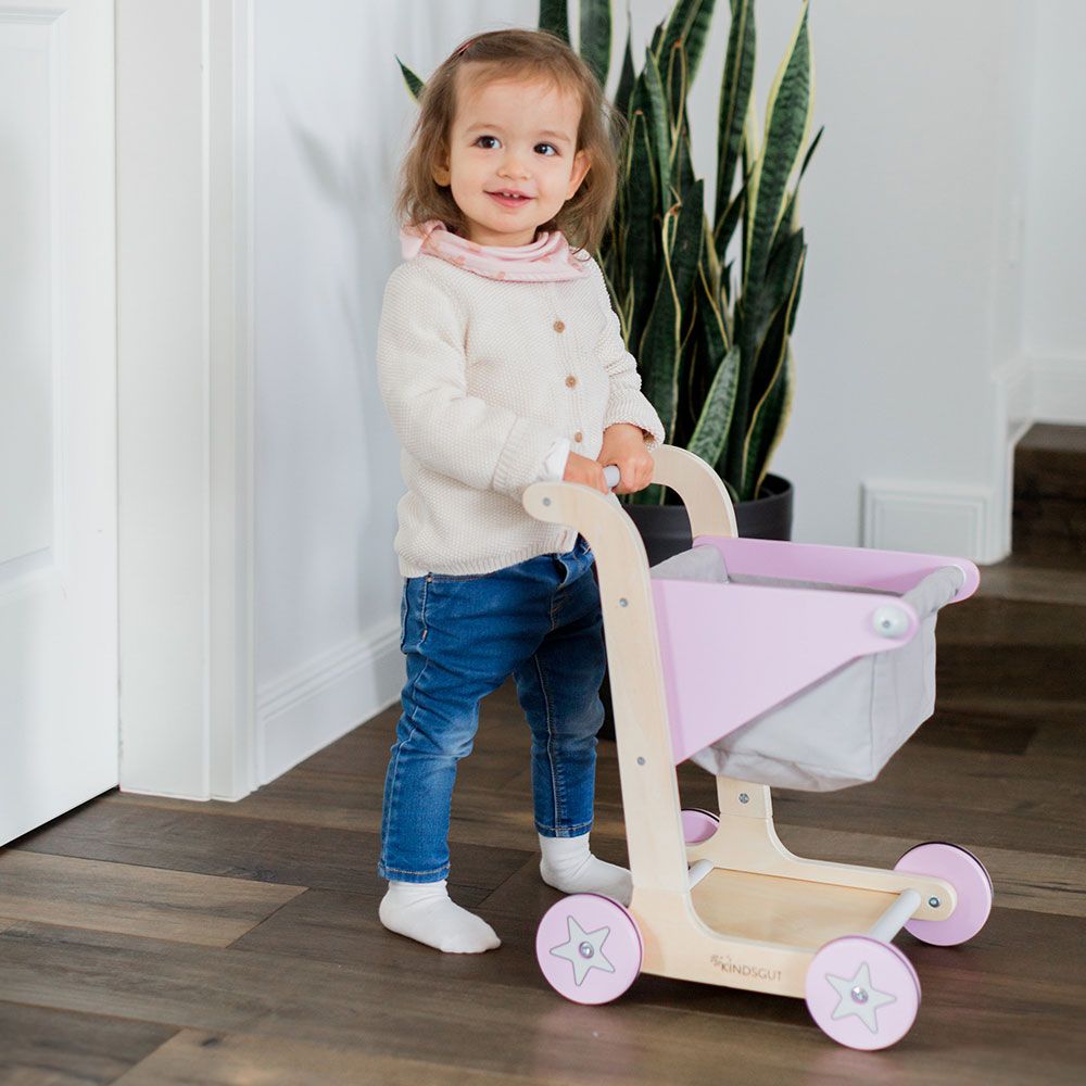 Kindsgut Kinder-Einkaufswagen - Rosa