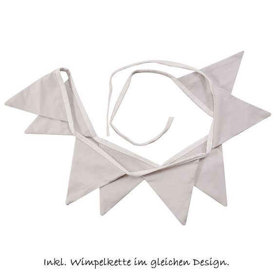 Kindsgut Tepee per bambini - Bianco / Grigio