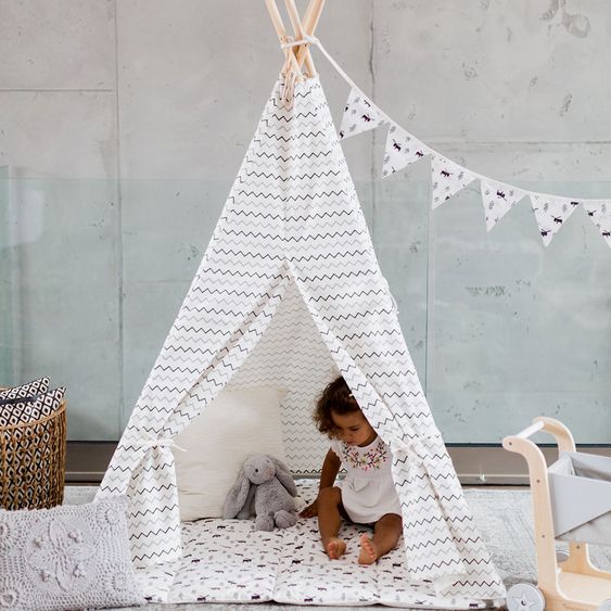 Kindsgut Tepee per bambini - zig zag