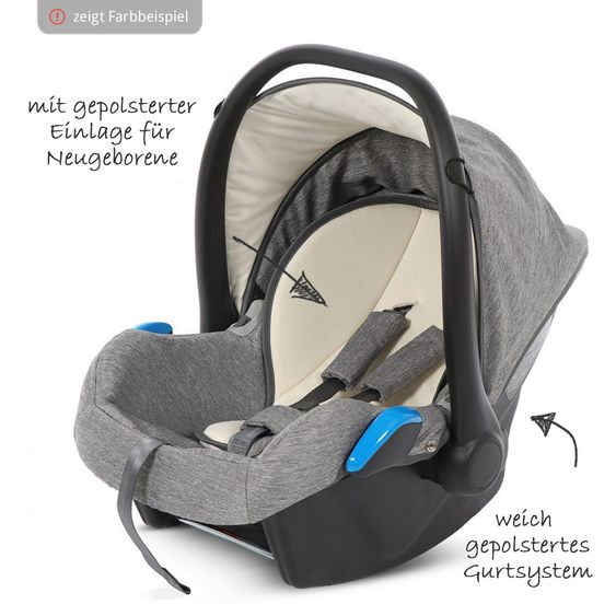Knorr Baby Babyschale Milan für LIFE+ - Marine