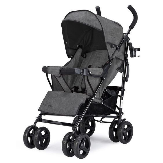 Knorr Baby Buggy Crosser con portabicchieri - Grigio melange