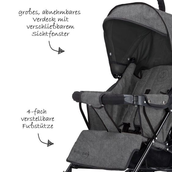 Knorr Baby Buggy Crosser - Melange Grey